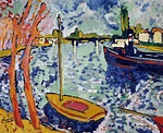 Maurice de Vlaminck's The River Seine at Chatou, 1906 Andre Derain ...