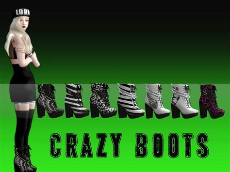 The Sims Resource Crazy Boots Mesh Needed