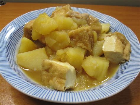 Boiled Tofu And Potatoes Recipe Japanese Recipes Japan Food Addict