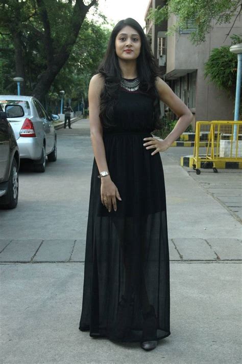 Indian Actress Sushma Raj Photos In Black Dress Cinehub
