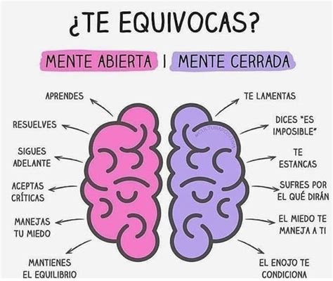 ¿te Equivocas Mente Abierta Vs Mente Cerrada Rmc²