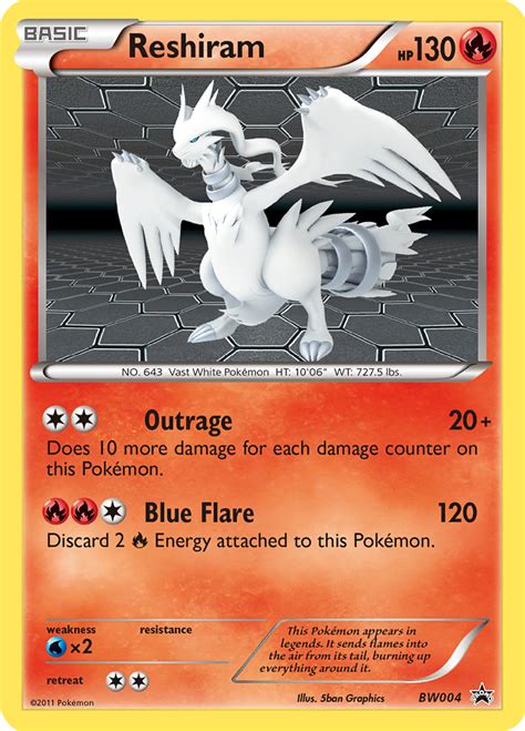 You'll receive email and feed alerts when new items arrive. Reshiram - Black & White Promos #BW04 - Limitless