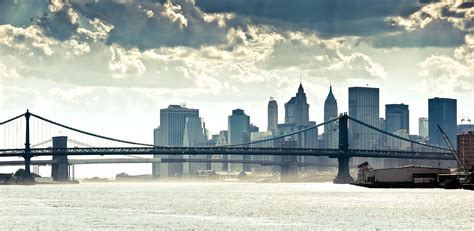New York Manhattan Panorama Wallpaper Hd City 4k