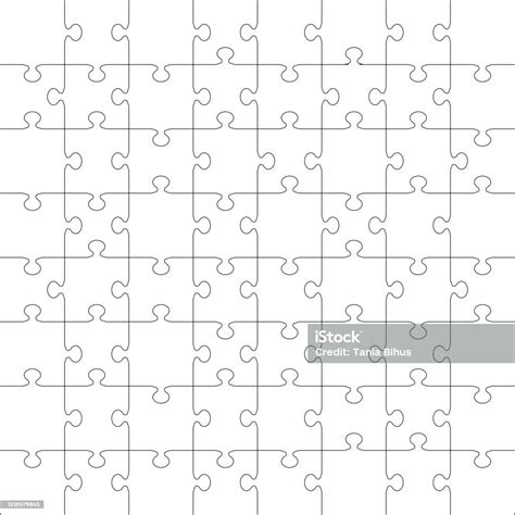 Various Sizes Puzzle Vector Illustration Icon Stock Illustration