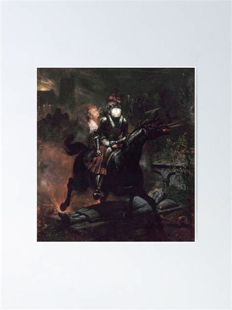 The Gothic Ballad Of Lenore By Horace Vernet Poster For Sale By