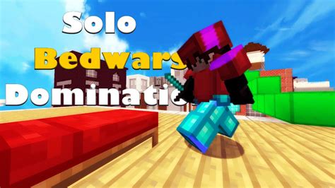 15 Minutes Of Dominating Solo Bedwars Youtube