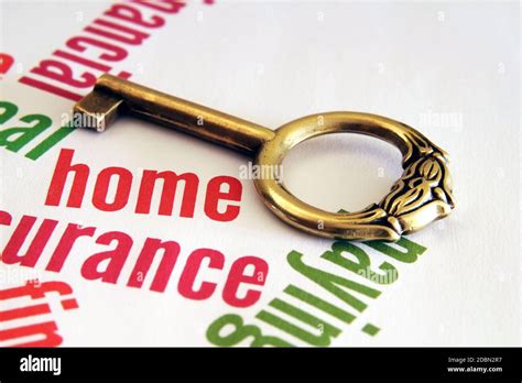 Home And Key Concept Stock Photo Alamy