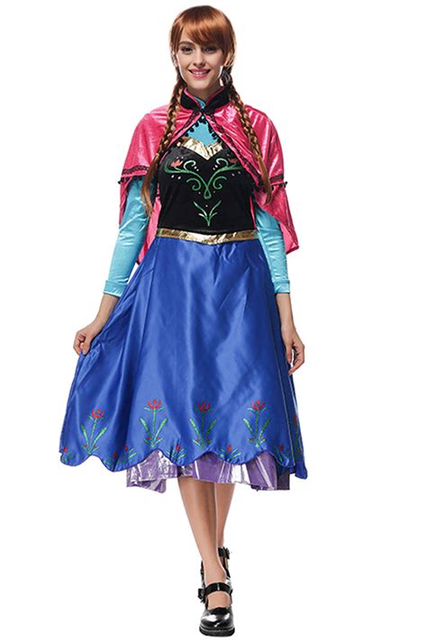 Anna Frozen Costume Adult Womens Anna Costume Blue Costumescenter