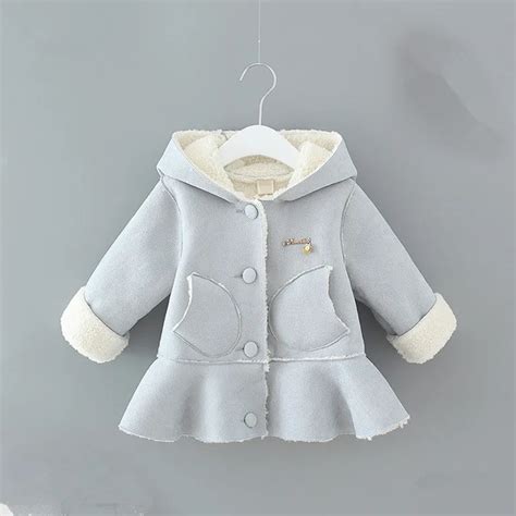 Winter Baby Coat Jacket For Baby Girls Clothing 2018 New Autumn Hooded