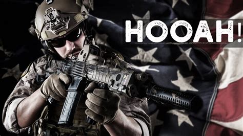 Us Military Power Hooah Us Army Tribute Youtube