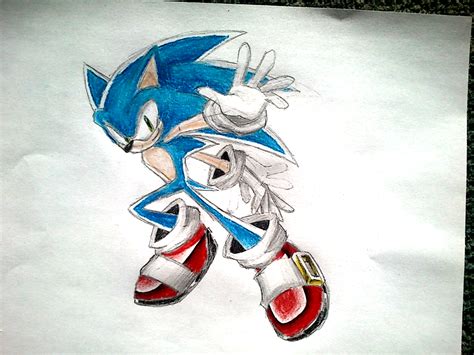 Another Sonic Drawing For Vid By Nothing111111 On Deviantart