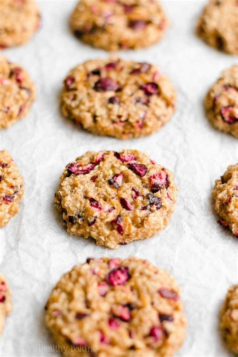 Healthy Cranberry Orange Oatmeal Cookies Only 65 Calories Soft