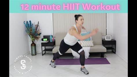 12 Minute Low Impact Hiit Workout Youtube
