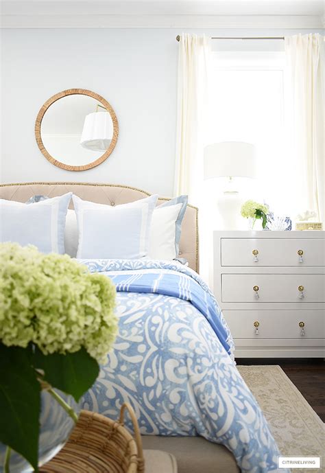 Simple Summer Bedroom Decor Citrineliving