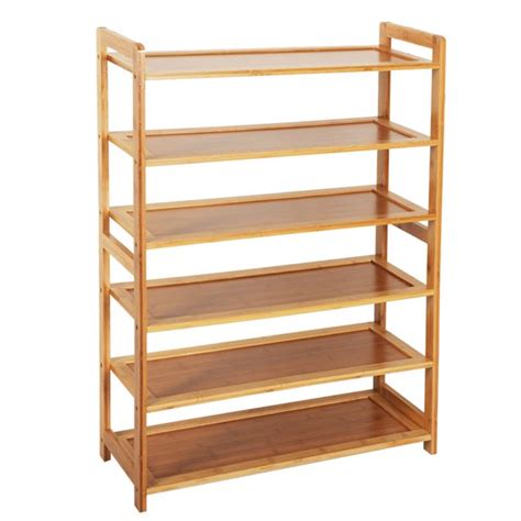 4.7 out of 5 stars 201. Maynos Bamboo Shoe Rack 6-Tier Entryway Shoe Shelf Storage ...