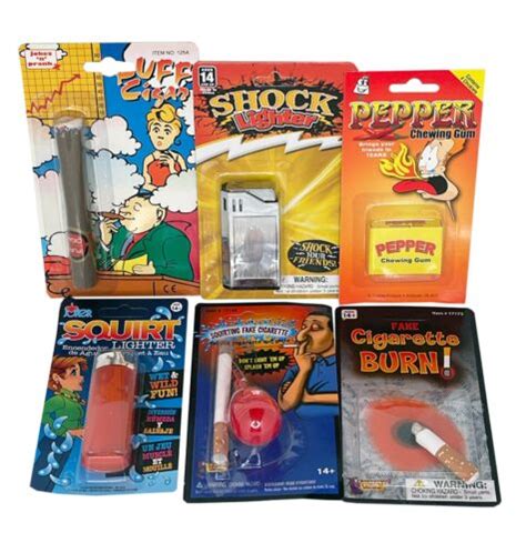 Smoker Prank Kit Stink Cigarette Loads Shock Lighter Joke Prank Gag Ebay