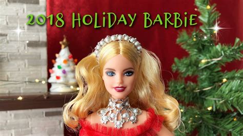 2018 Holiday Barbie Happy Dollidays Countdown To Christmas Youtube