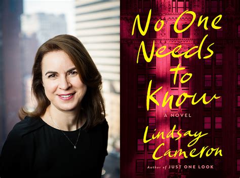 Read An Excerpt From No One Needs To Know By Lindsay Cameron The Nerd Daily