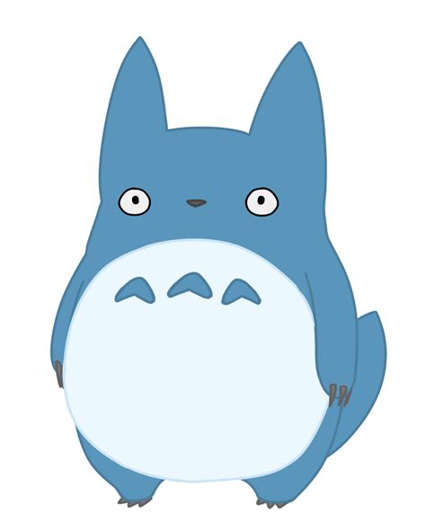 Blue Totoro By Imhereforthedrarry On Deviantart