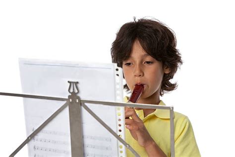 Boy Playing Recorder Stock Photos Pictures And Royalty Free Images Istock