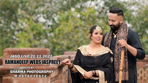 Ramandeep Kaur Sidhu Weds Jaspreet Singh Live Bysharma Photography M