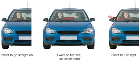 Direction Signals When To Indicate And Use Horn Headlights And Arm Signals