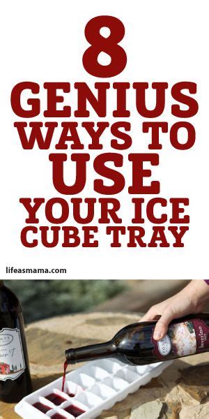 8 Genius Ways To Use Your Ice Cube Tray Ice Cube Tray Hacks Ice Cube