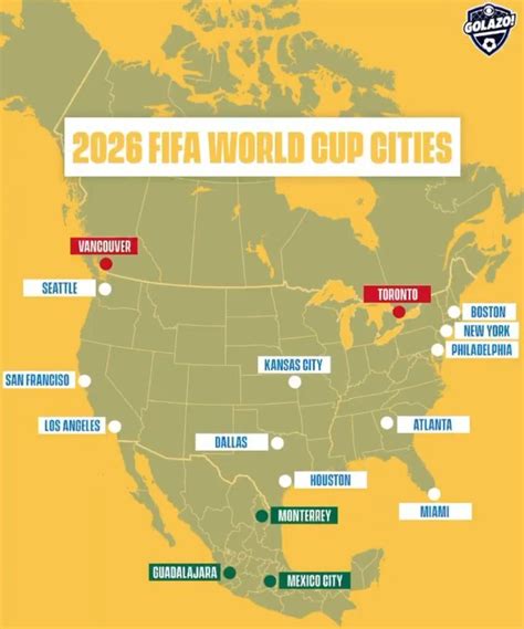 2026 World Cup Host Cities Revealed