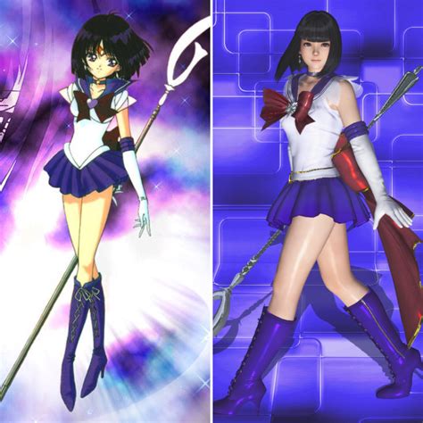 Lorenzo Buti On Twitter The Outer Sailor Guardians In Their Anime And Realistic Doa Style ☺️