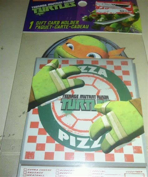 Maybe you would like to learn more about one of these? Teenage Mutant Ninja Turtles Gift Card Holder feat. Pizza ...
