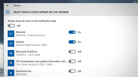 How To Customize The System Tray Icons In Windows 10