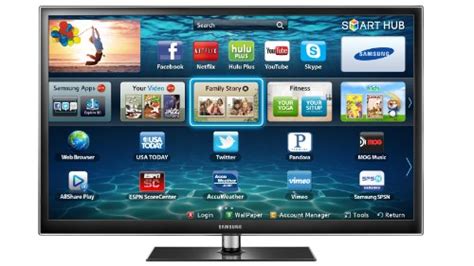 Samsung Pn60e550 60 Inch 1080p 600hz 3d Slim Plasma Hdtv Black The Tv