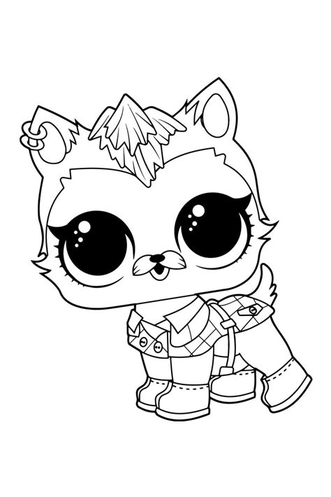 Lol Pets Coloring Pages Free Printable Coloring Pages For Kids