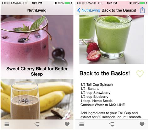 Download Our Nutriliving Recipes App Nutriliving Nutribullet