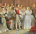Matrimonio della regina Vittoria con il principe Alberto di Sassonia ...