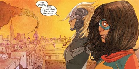 Les Merveilles Comment Le Capitaine Marvel A Rencontr Kamala Khan