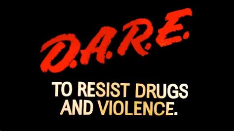 Dare To Resist Drugs And Violence Vintage T Shirt Small