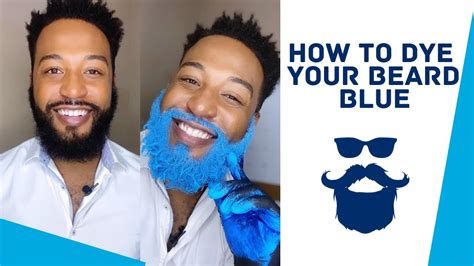 How To Dye Your Beard Blue But Not Forever Youtube