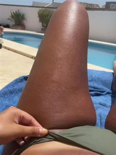 TikToker user Camilla Sørensen mocked for fake tan addiction news
