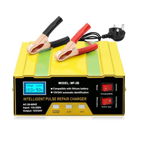 Buy Hoypeyfiy Car Battery Charger Automatic 12v 24v Battery Charger 10a