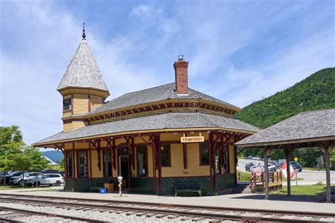 Crawford Depot A Historic Passenger Railroad Station At Crawford Notch Near Bretton Woods In