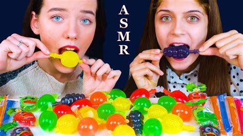 Asmr Most Popular Food Tiktok Jelly Fruit Candy And Jelly Noodles