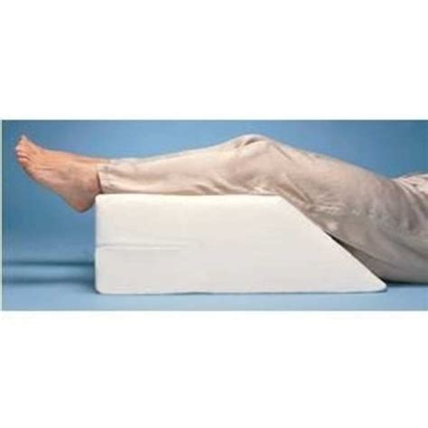 Hermell Products Elevating Leg Rest With Polycotton Cover White 20 X