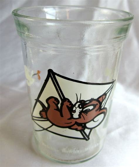 Vintage Welchs Jelly Glass Tom Jerry Jar Collectible 1990 Etsy Tom