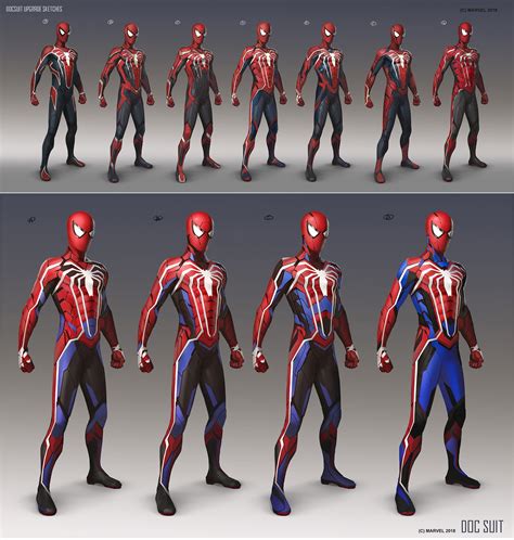 Advanced Suit Concept Art Sorry If Its Been Posted Before Spidermanps4