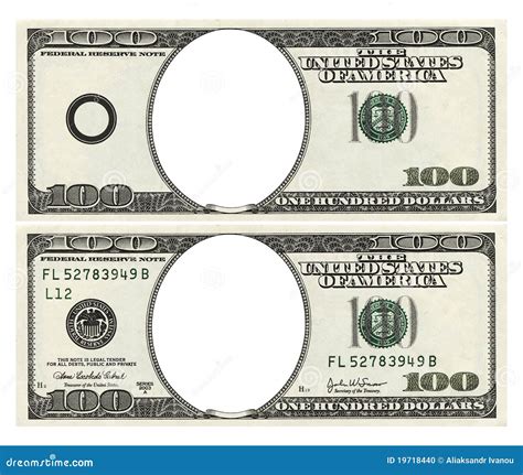 Blank Hundred Dollars Stock Photo Image Of Financial 19718440