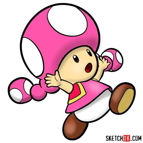 How To Draw Toadette From Super Mario Printable Step By Step Drawing Porn Sex Picture