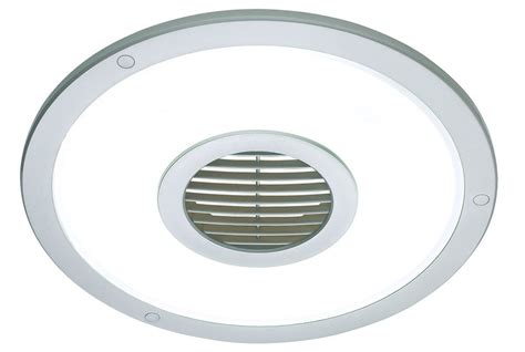 Click on the image to check price on amazon. Silver Heller Round 250mm Ceiling Light/Exhaust Fan/Air ...