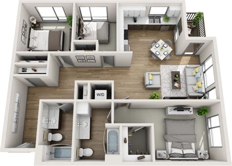 Floor Plans Of Madison25 In Tacoma Wa In 2021 Modern Style House