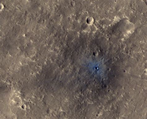 Areology New Impact Crater In Elysium Planitia